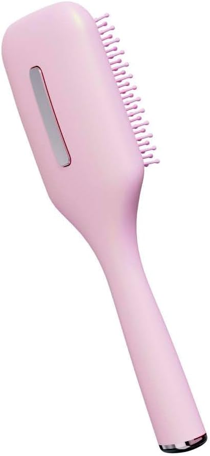 Soodox Organic Hair Oil Dispensing Brush with Red Light Technology in PINK Color
