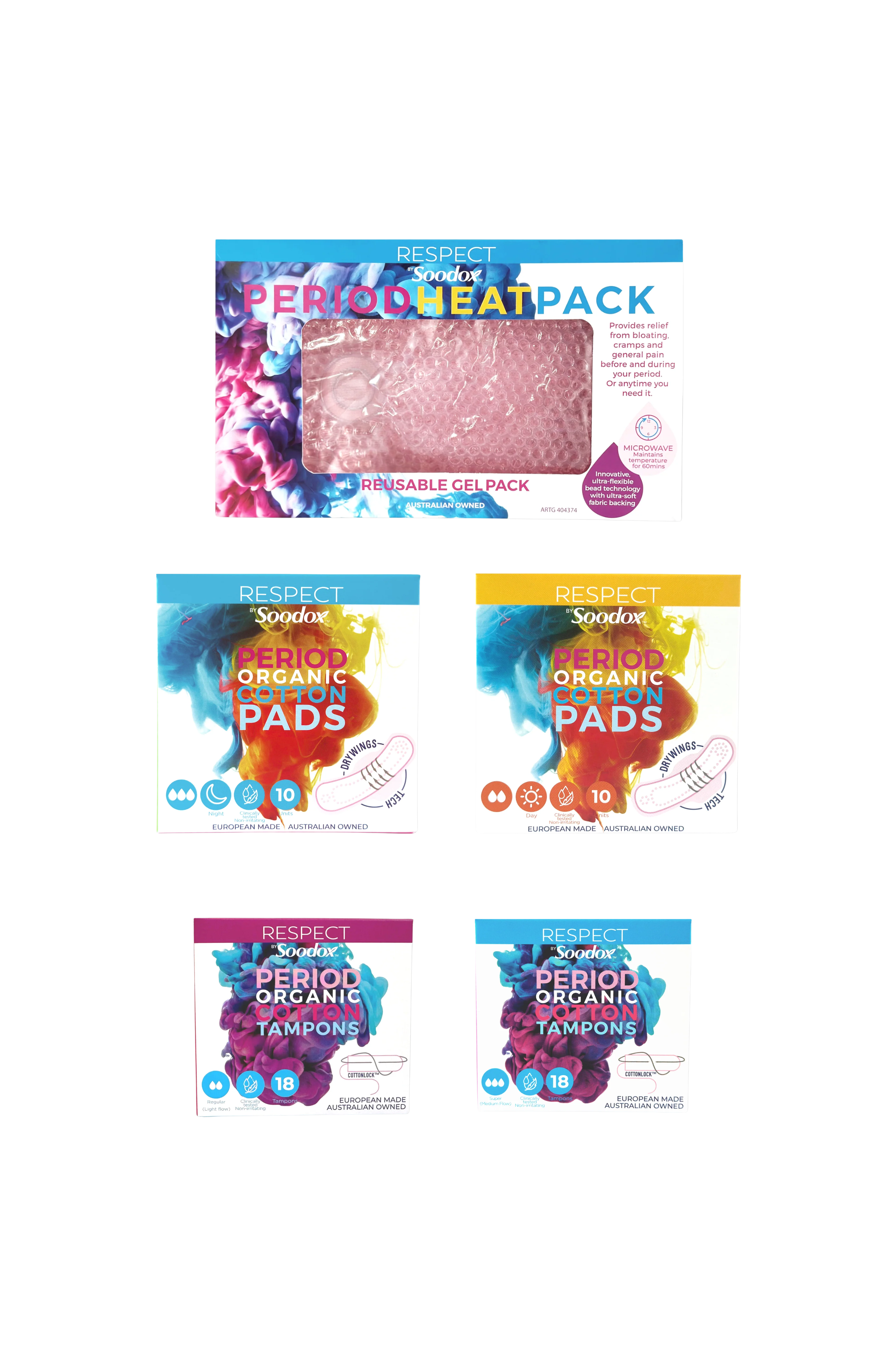 Soodox Certified Organic First Period Value Pack