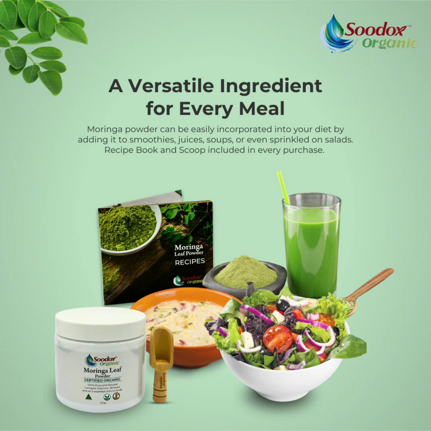 Soodox™ Organic Moringa Leaf Powder