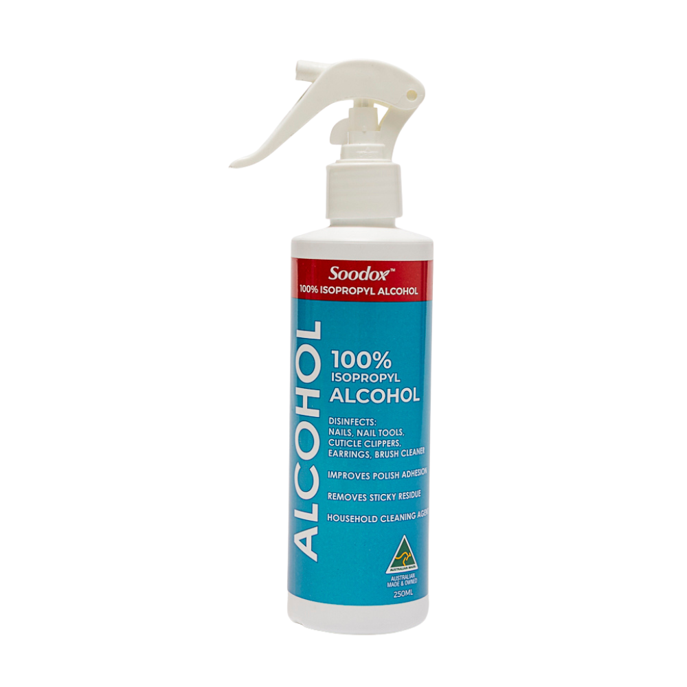 Soodox 100% Isopropyl Alcohol 250mL spray bottle
