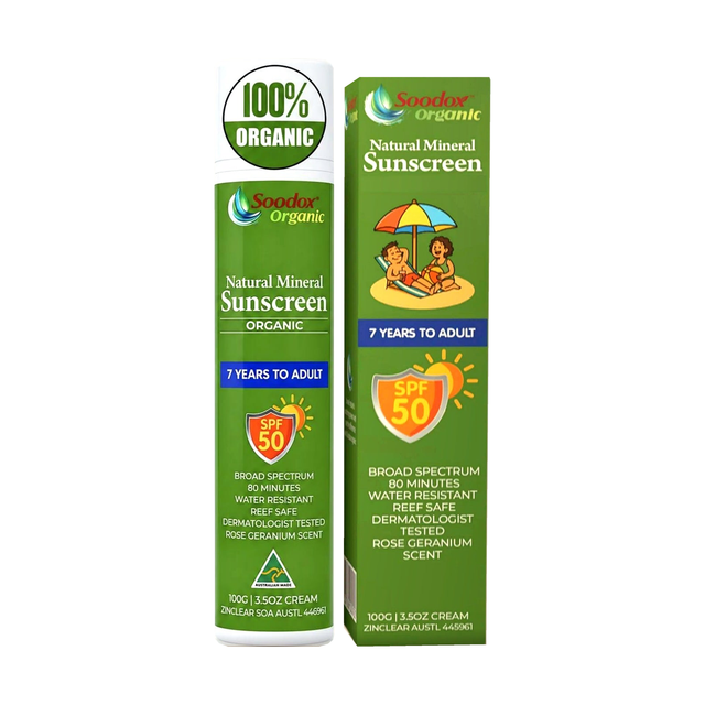 Mineral Sunscreen SPF50 · Ages 7+
