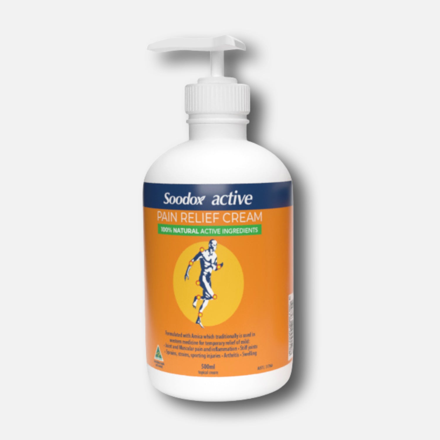 Active Pain Relief Cream Pump 500ml
