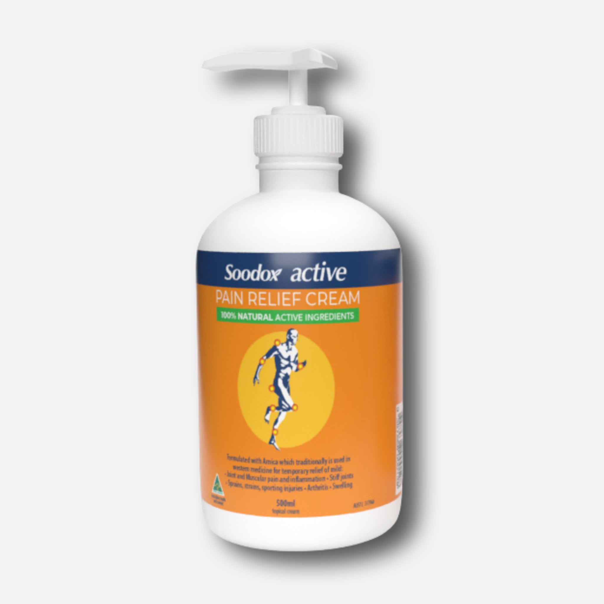Active Pain Relief Cream Pump 500ml