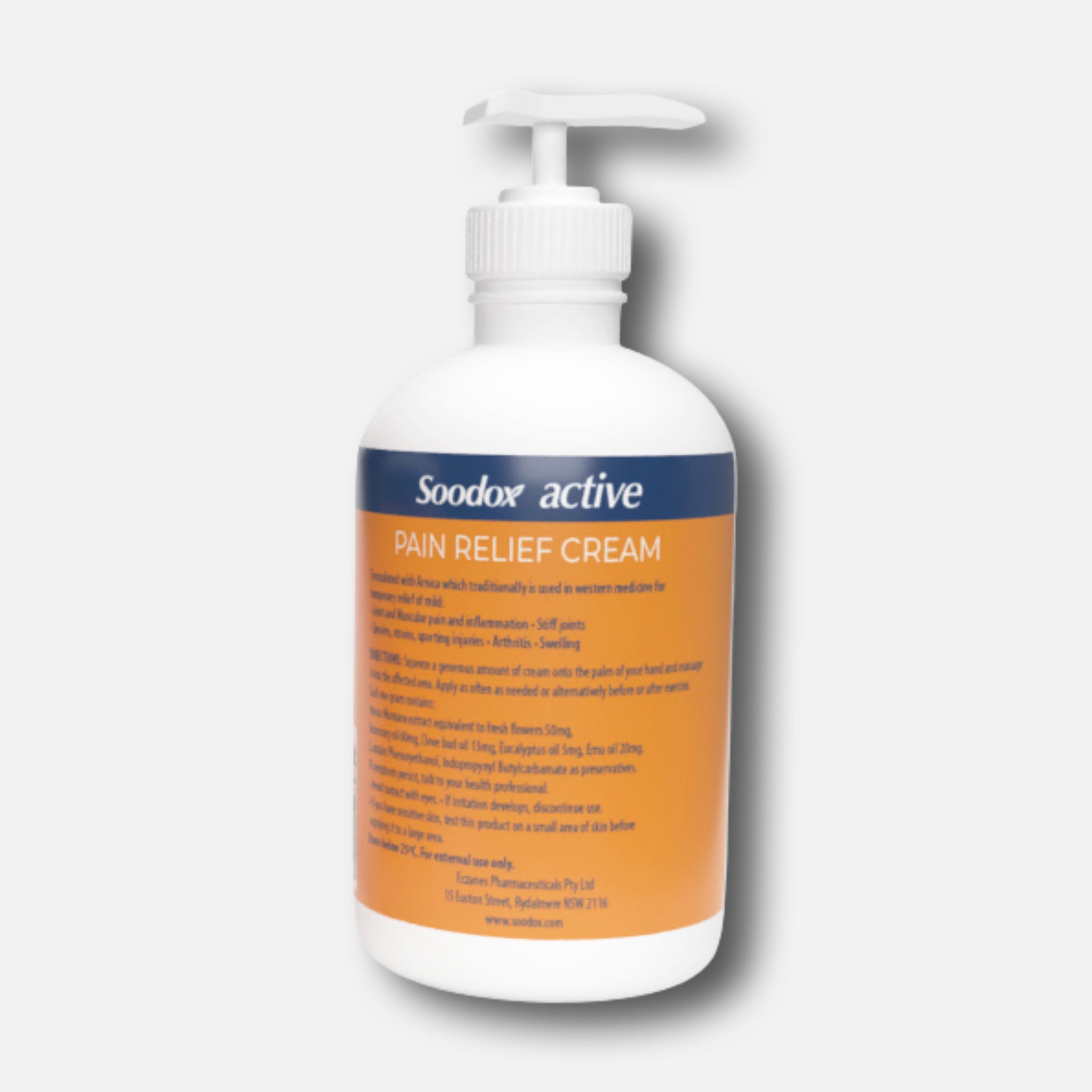 Active Pain Relief Cream Pump 500ml