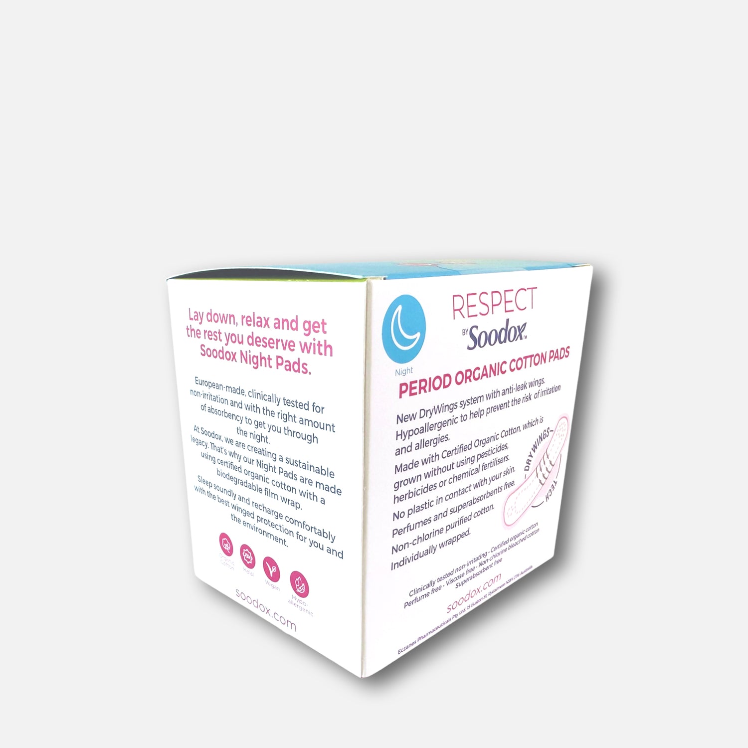 Organic Cotton Period Pads Night