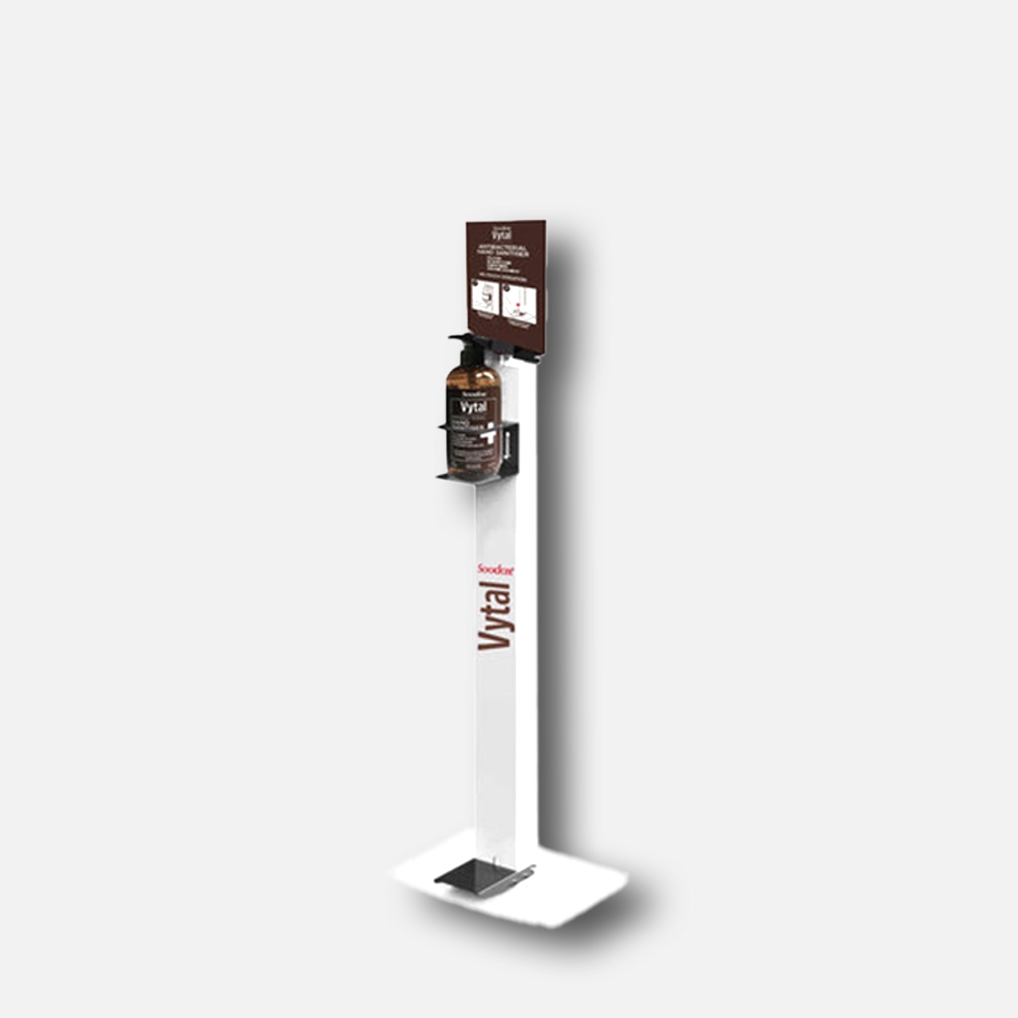 3 Pack Hand Sanitiser & Floor Stand