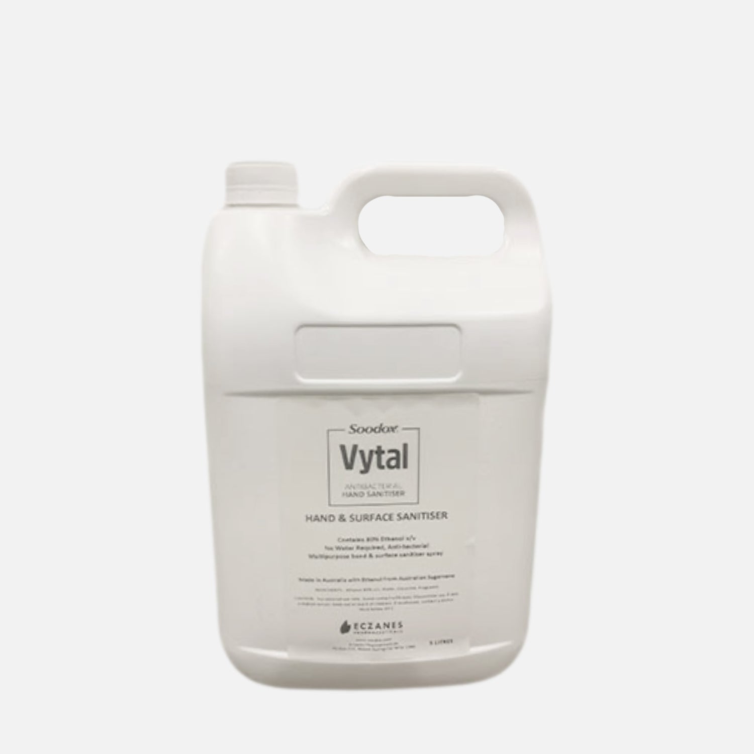 Hand & Surface Sanitiser 5litre