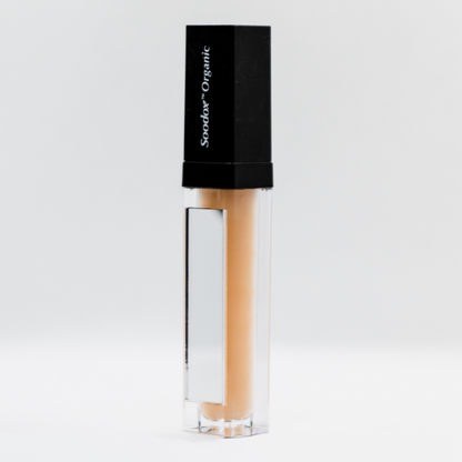 Soodox Organic Lip Plumper – Hydrating Gloss with Bonus Light &amp; Mirror – Nude &amp; Pink Shades