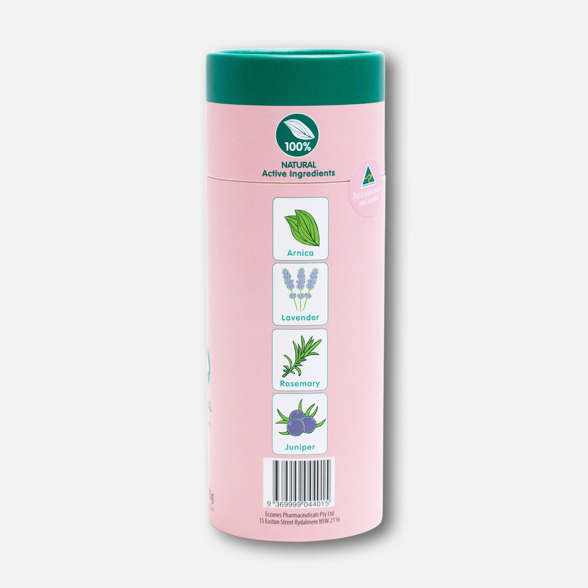 Soodox for Women Pain Relief Cream 75g box, back with ingredient illustrations