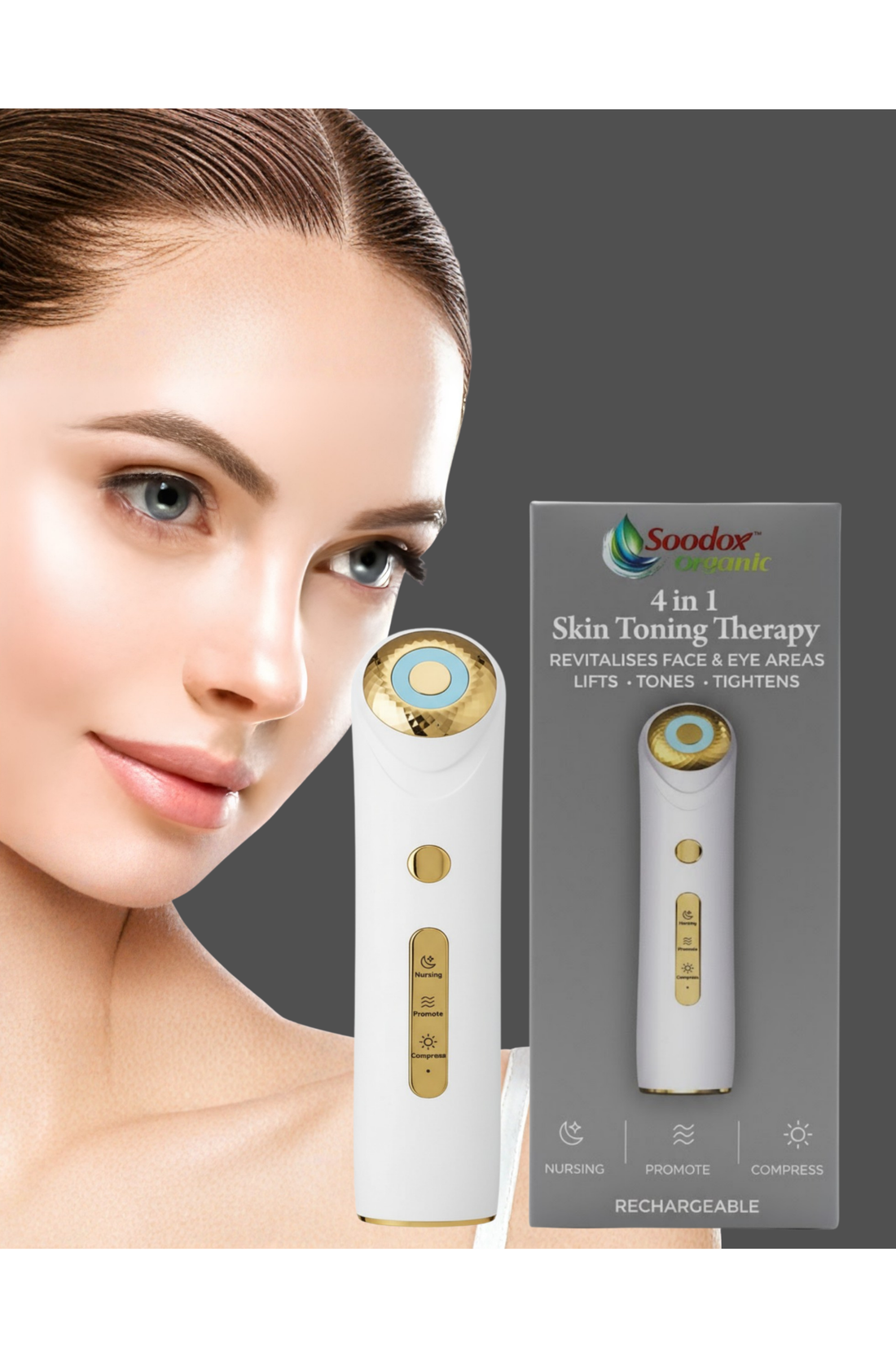Soodox Organic 4 in 1 Skin Toning Therapy