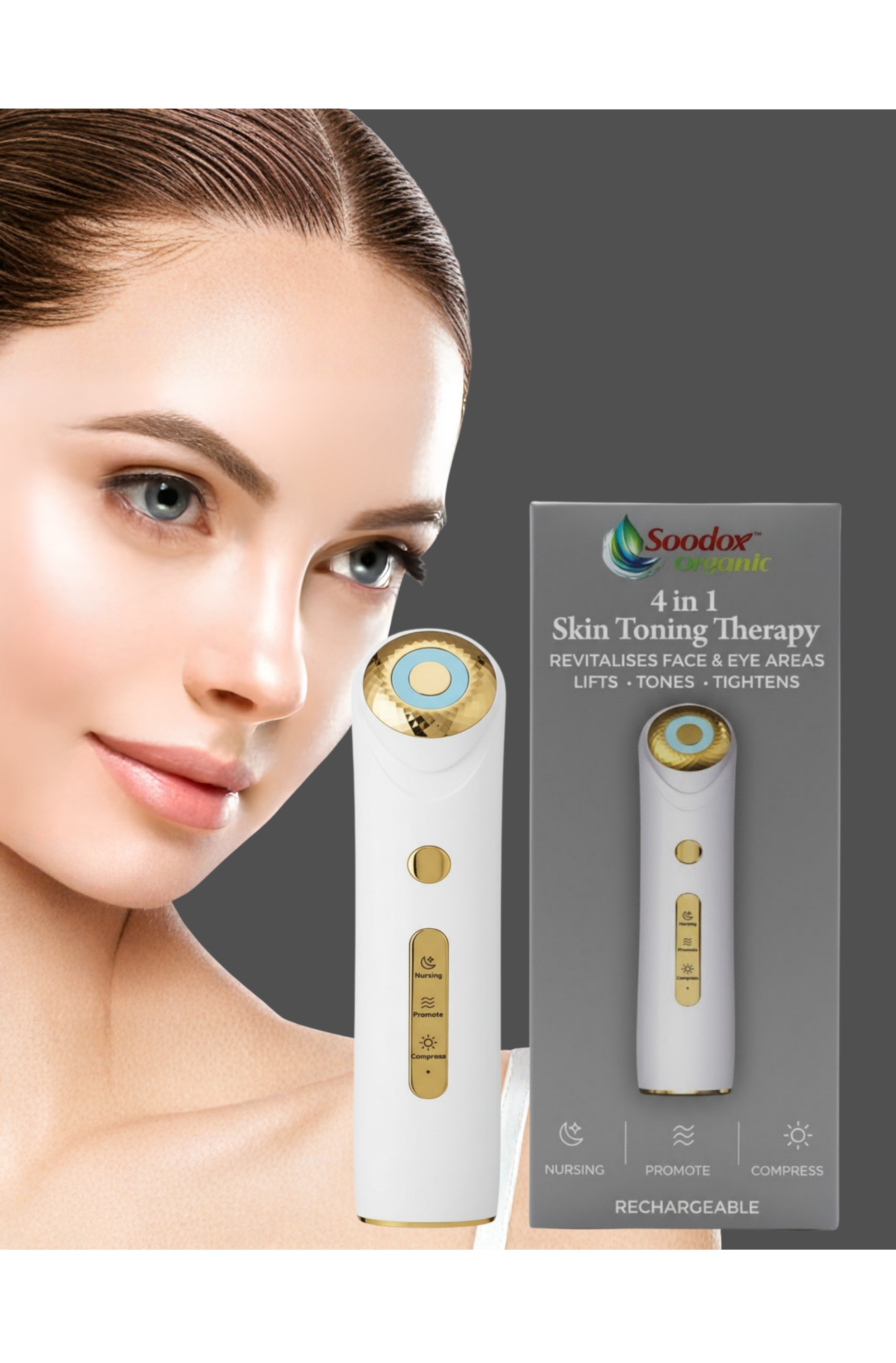 Soodox Organic 4 in 1 Skin Toning Therapy