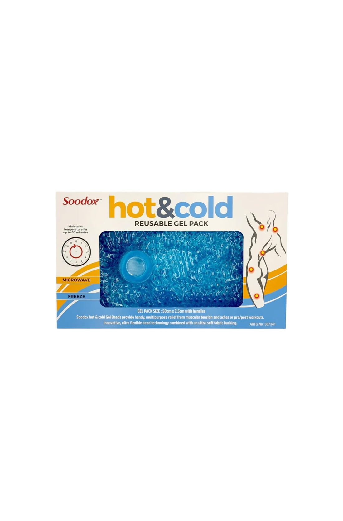 Soodox Hot &amp; Cold Reusable Pack BLUE - SMALL