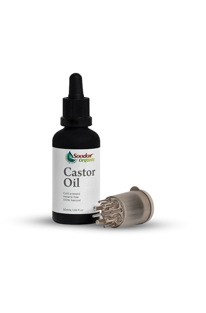 Soodox Organic Castor Oil 50mL + Scalp Applicator