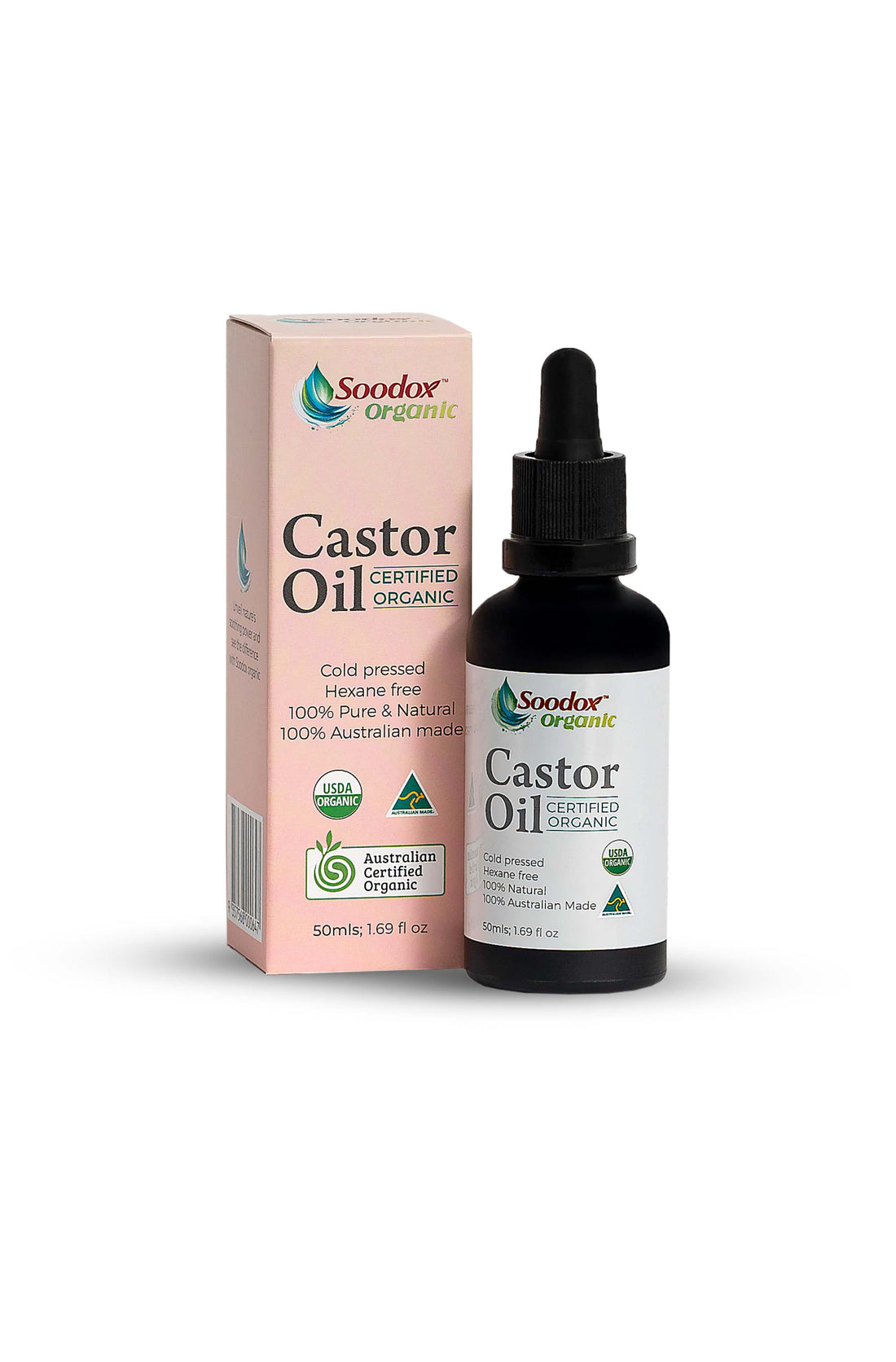 Soodox Organic Castor Oil 50ml