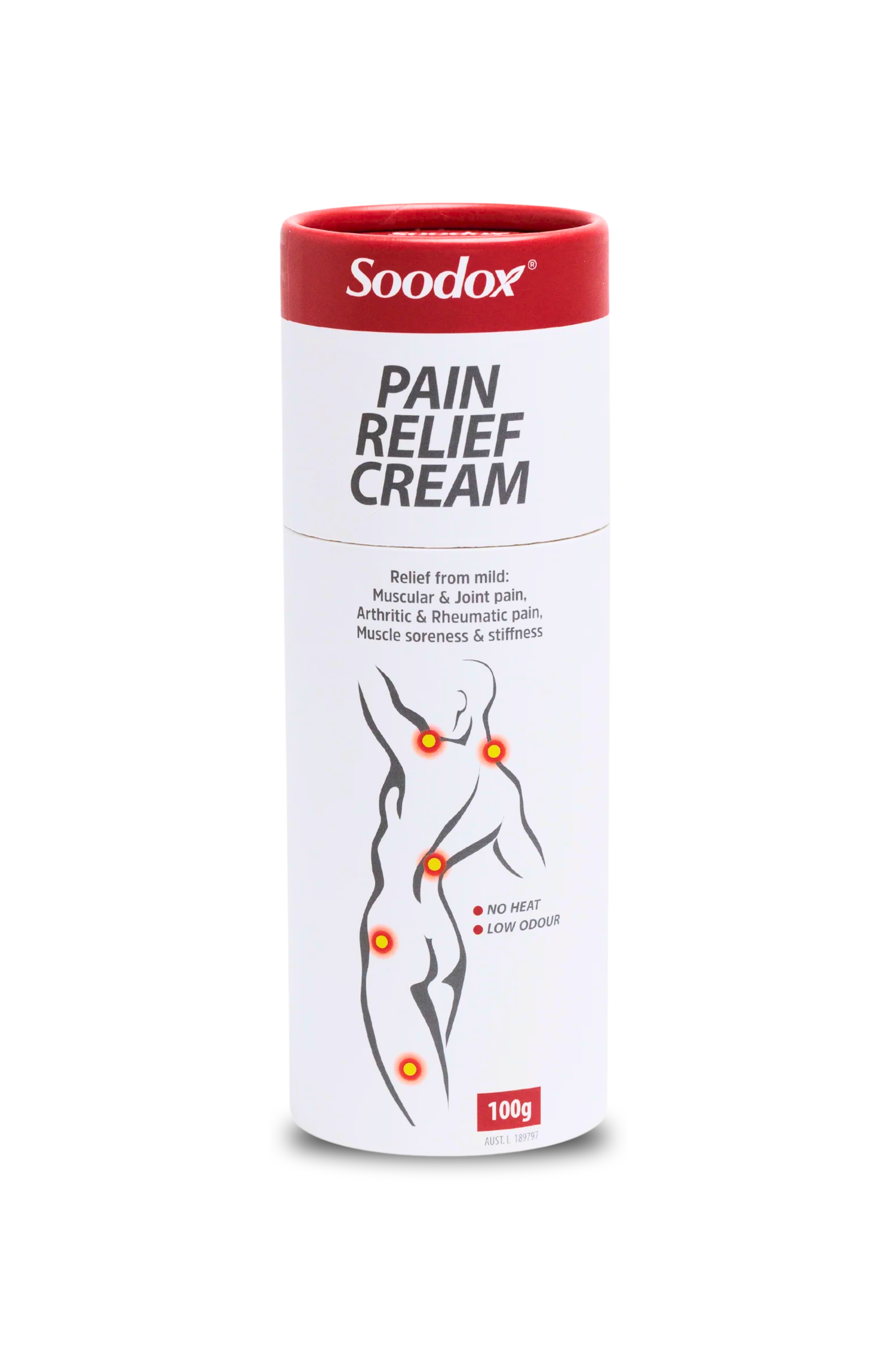 Soodox Original Pain Relief Cream 100g - 2 Pack