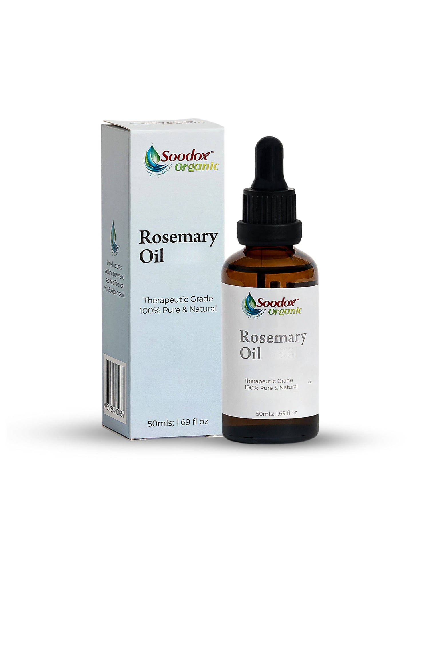Soodox Organic Rosemary Oil 50mL with Scalp Applicator