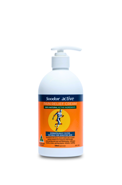 Soodox Active Pain Relief Cream Pump 500ml