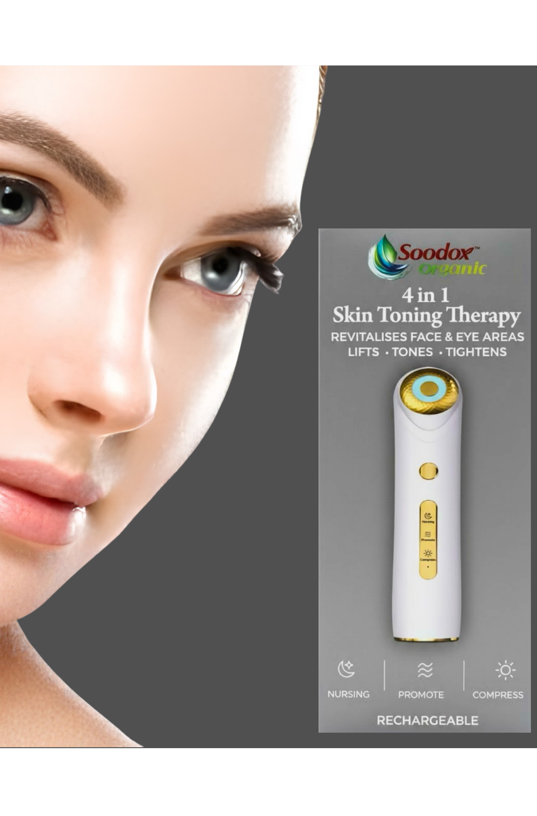 Soodox Organic 4 in 1 Skin Toning Therapy