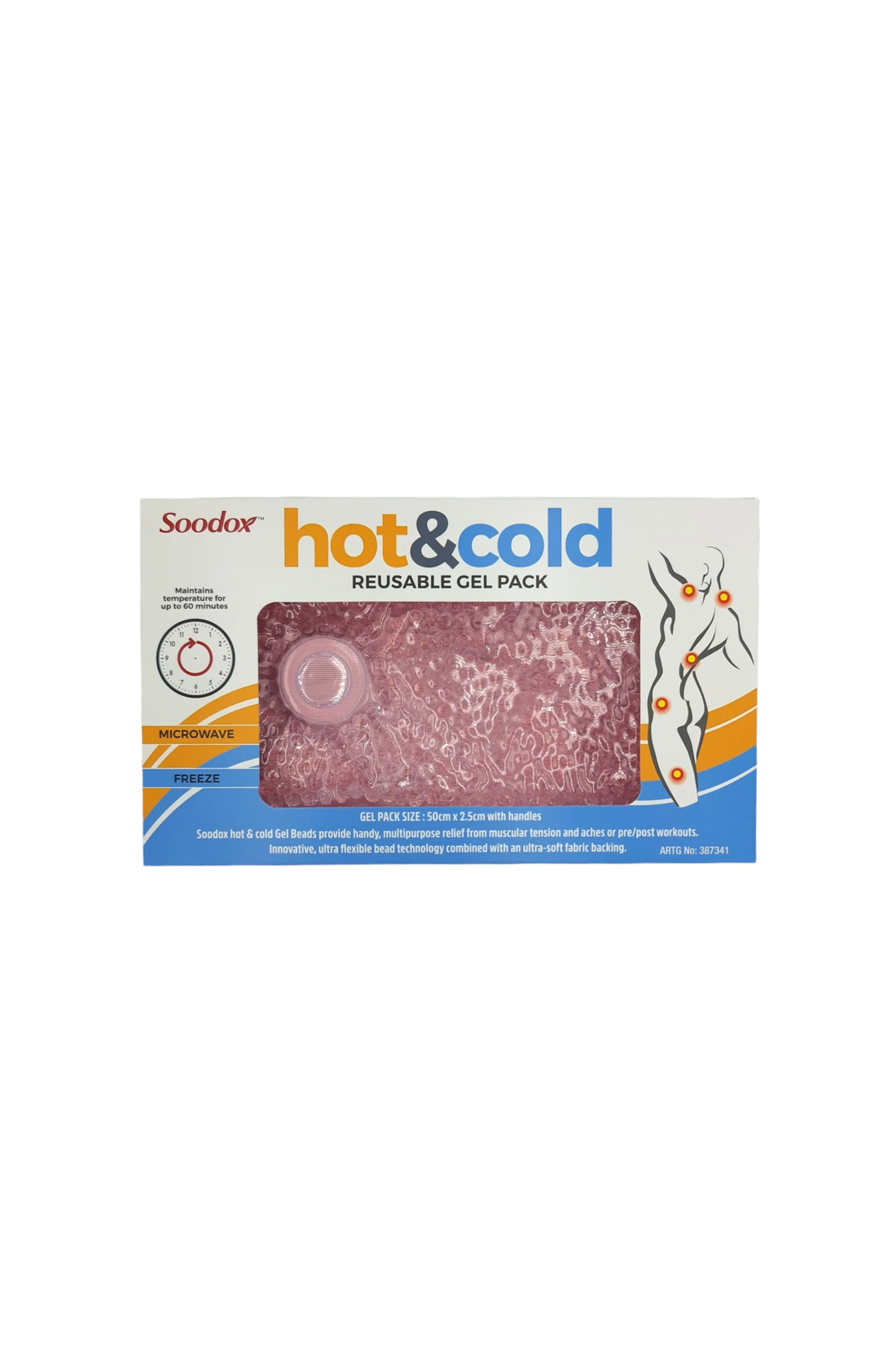 Soodox Hot &amp; Cold Reusable Pack PINK - SMALL