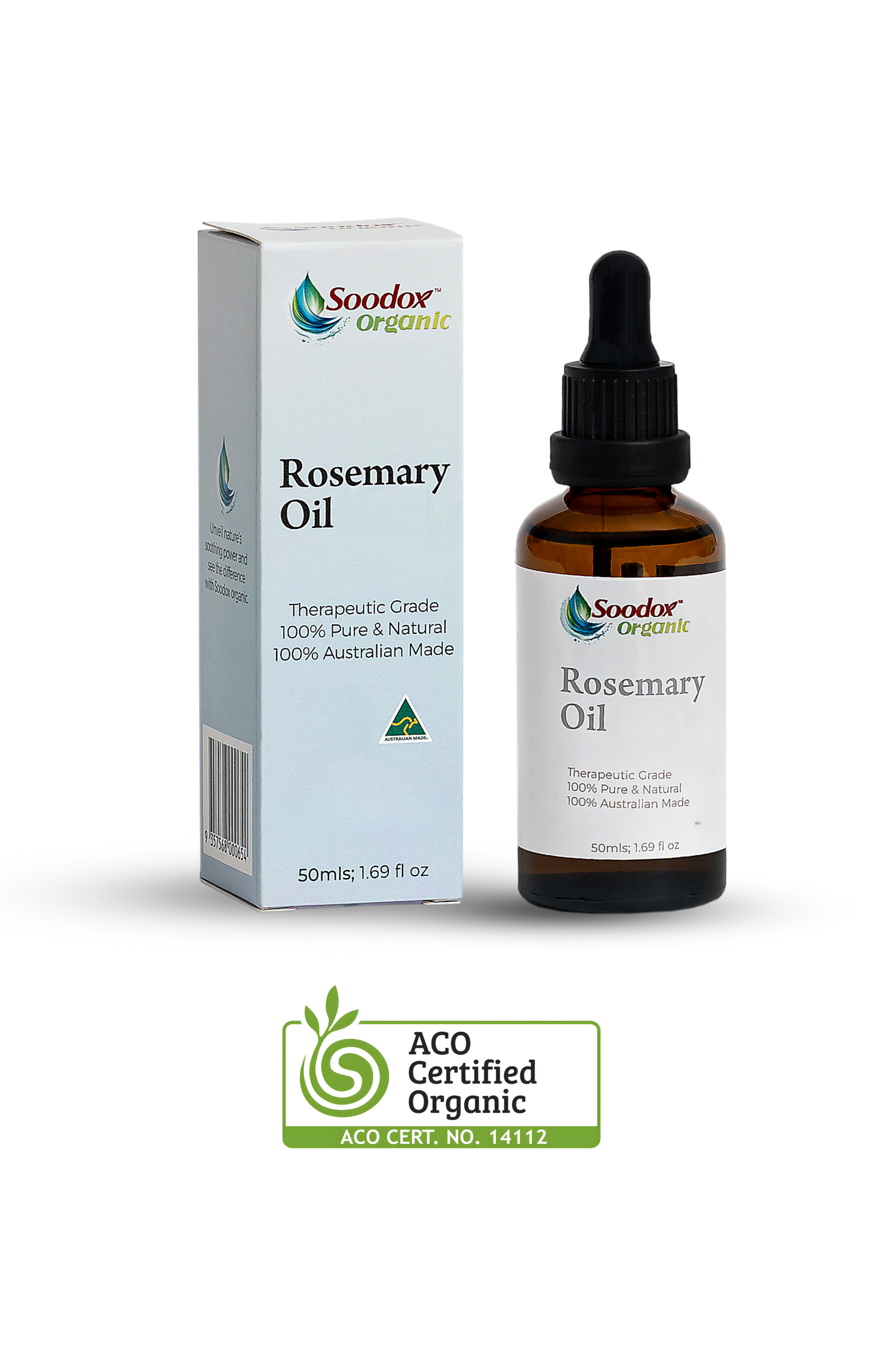Soodox Organic Rosemary Oil 50mL