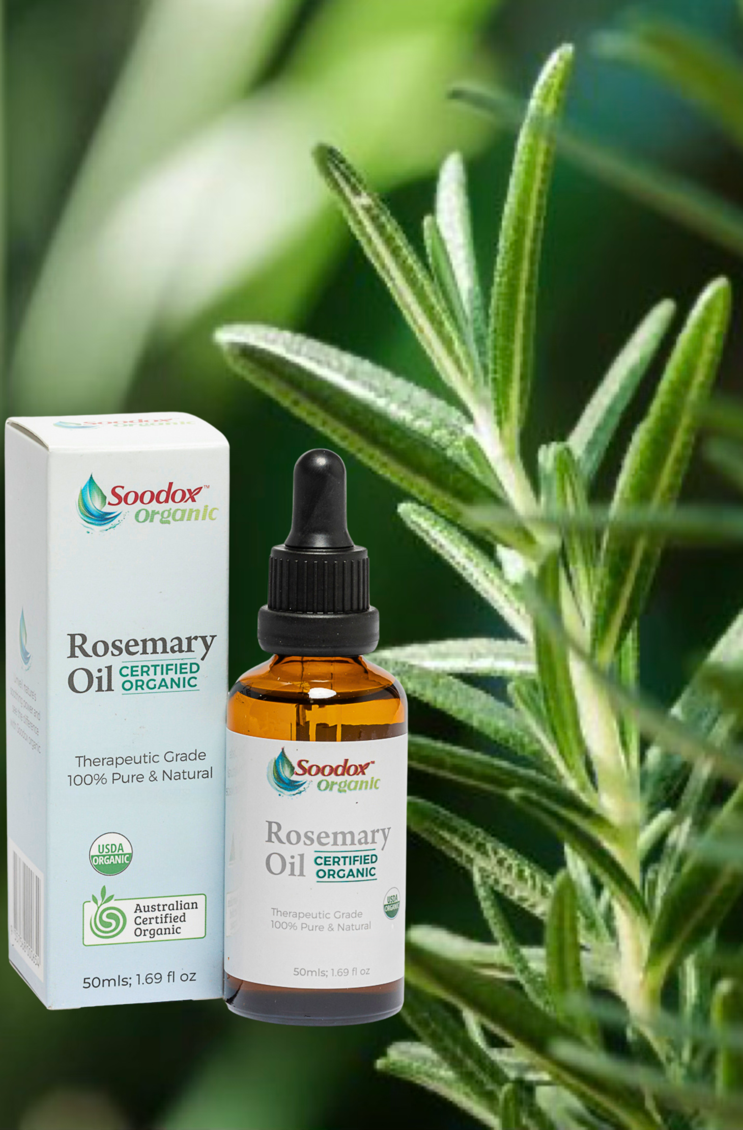 Soodox Organic Rosemary Oil 50mL