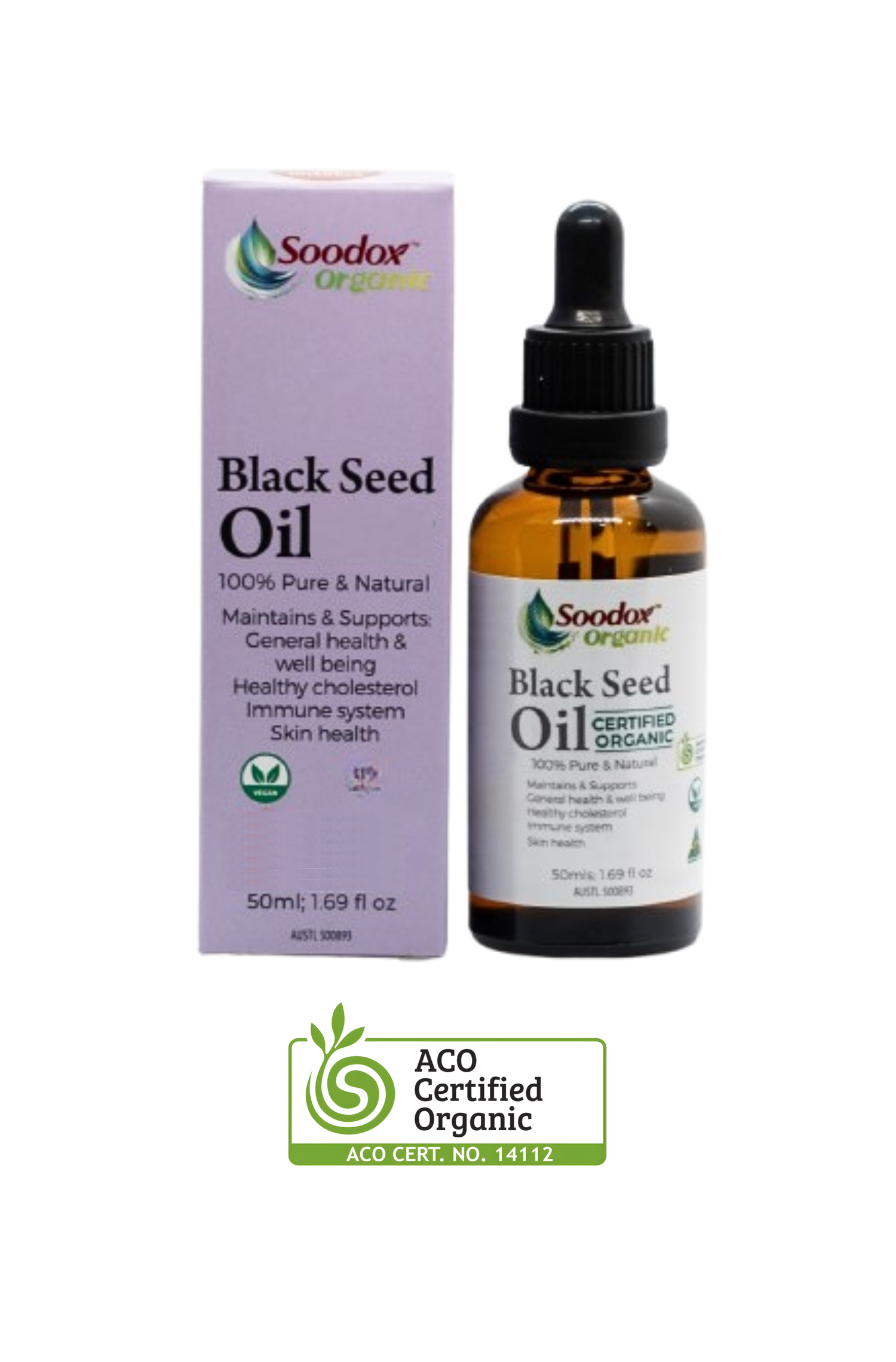 Black Seed Oil 50mL Nigella Sativa Soodox Black Seed Oil 50mL Nigella Sativa Soodox