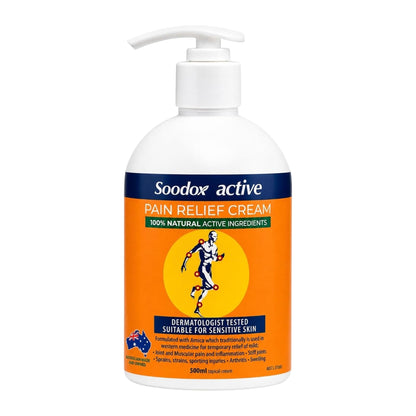 Soodox Active Pain Relief Cream Pump 500ml