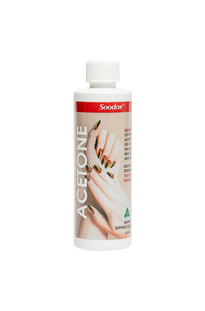 Soodox Gel Acrylic Nail Polish Soak Off Remover Acetone 250mL