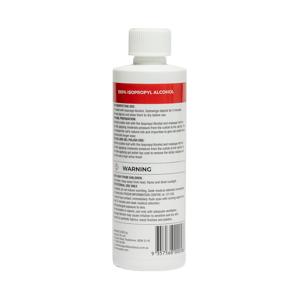 Soodox Isopropyl Alcohol 250mL (CHILD SAFETY LID)
