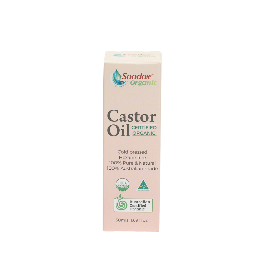 Soodox Organic Castor Oil 50mL + Scalp Applicator