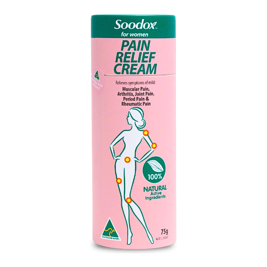 Soodox for Women Pain Relief Cream 75g