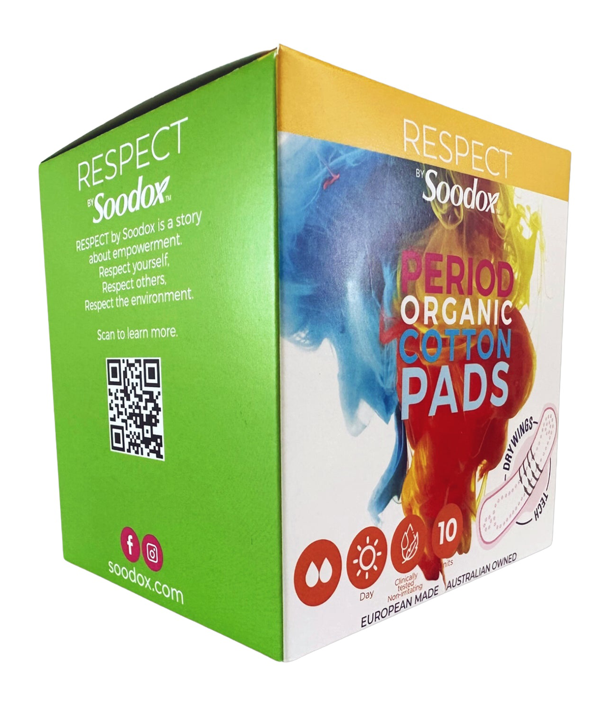 Soodox period pack — original product on white