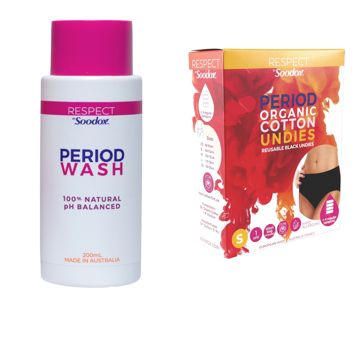 Period Wash + Underwear